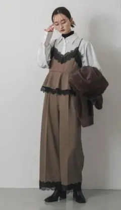アーバンリサーチ チャコールグレー オールインワン ナイロン 