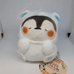 もふもちどうぶつ　マスコットぬいぐるみ　しろくま