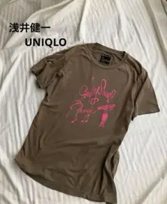 浅井健一✕UNIQLO コラボTシャツ　ブランキージェットシティ　L ブラウン