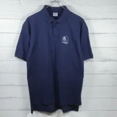 ^*☆様 USA製 クレイジーシャツ ポロシャツ M 紺 ホノルルヨットクラブ