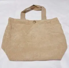 ●FINON ミニ トートバッグ お弁当バッグ 小さめ シンプル ベージュ