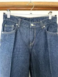 【お値下げしました】H&M ストレートデニム ダークブルー