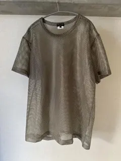 新品 コムデギャルソンオムプリュス 25AW メッシュTシャツ カーキ XL