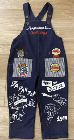 アンパンマンキッズコレクション　 オーバーオール　90cm ダダンダン
