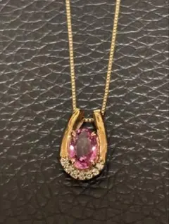 0.507ct上質天然パパラチャサファイア ダイヤ0.37ct PT900リング 