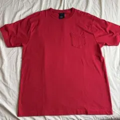 TOMMY HILFIGER 赤 ポケット Tシャツ