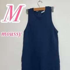 moussy ブルー オールインワン Mサイズ　サロペット　きれいめコーデのサムネイル