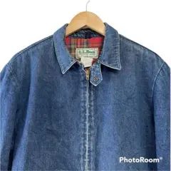 【USA製】80s エルエルビーン チンスト ドリズラー デニムジャケット