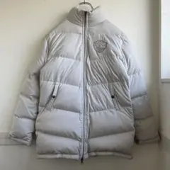 ベガルタ仙台 ダウンコート Lサイズ ライトグレー アイボリー