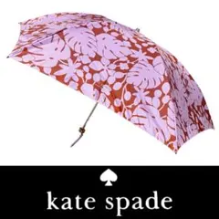 新品【ケイトスペードニューヨーク】折り畳み傘 雨傘 軽量 ハワイアン　1397のサムネイル