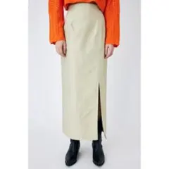 moussy マウジー high slit ロングスカート