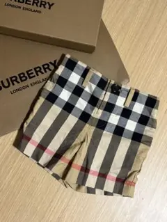 BURBERRY チェック柄パンツ 12M