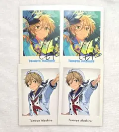 あんスタ 真白友也 スタライ 缶バッジ 3点、ぱしゃっつ 特典 10th
