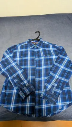TOMMY HILFIGER チェック柄長袖シャツ Custom Fit