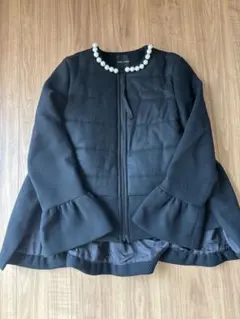 ヨーコチャン　中綿　パール　ジャケット　ブルゾン アウター