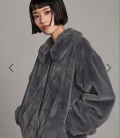 【襟取り外し可能】ファーブルゾン 【LOWRYS FARM】