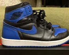 ナイキ エアジョーダン 1 レトロ ハイ OG ロイヤル 2017 黒青ユニオン