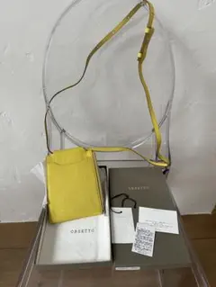 新品未使用◾️オルセット スマホショルダー　黄色のサムネイル