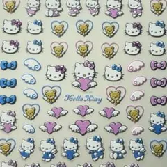 ネイルシール 5D3D立体 ハローキティ 天使 キティちゃん キャラクター