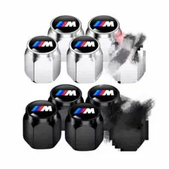 BMW Mロゴ バルブキャップ 8個セット