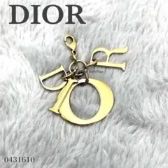 AQV14 クリスチャンディオール 極美品 DIORロゴチャーム ゴールド金具