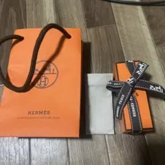 HERMES リップバームの箱 ショッパー