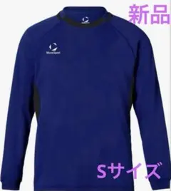 デサント　ムーブスポーツ　長袖バレーボールシャツ　新品　S ブルー✖️ブラック