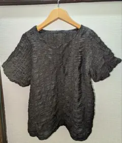 SHINE　ふくれジャガードトップス