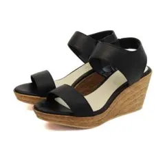 美品　サンダル　厚底　ウェッジソール　ヒール8センチ　サイズS