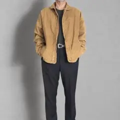 〜70s LEE COOPERフランス製 太畝コーデュロイジャケット裏ボア 短丈