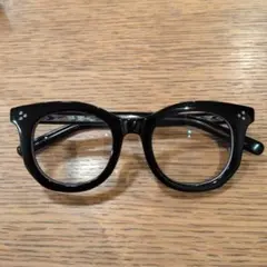 CASU eyewear Bill 137 キャス 黒縁メガネ　度入り