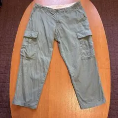 BACK NUMBER メンズ カーゴパンツ カーキ Lのサムネイル