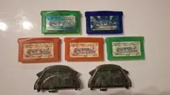 ポケットモンスター エメラルド等 GBAソフト5本まとめ売り