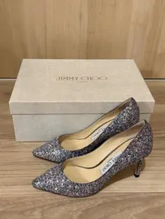 JIMMY CHOO グリッター パンプス - メルカリ