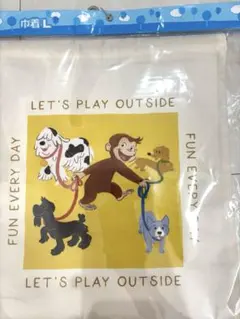 おさるのジョージ巾着袋Lサイズ