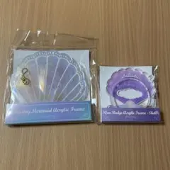 フクヤ アクリルフレーム アンティークビジュー ライトブルー 水色