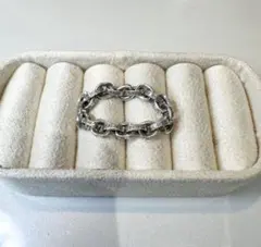 상태좋음 クロムハーツPAPER CHAIN RING シルバーリング16号