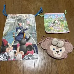 ディズニー　シェリーメイ　イースター 巾着　3点セット