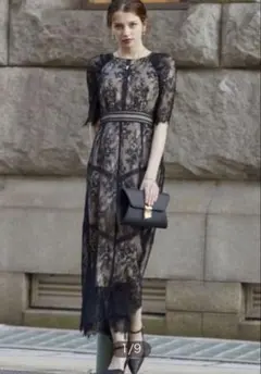 【Dorry Doll】ショルダーギャザーラッセルレースワンピース