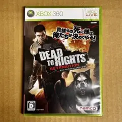 XBOX360 DEAD TO RIGHTS:RETRIBUTION