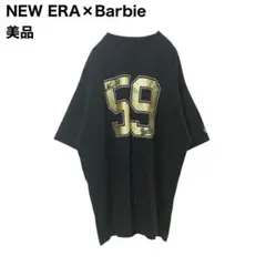 【美品】NEW ERAニューエラ×Barbieバービー　59Tシャツ　黒　XXLのサムネイル