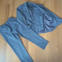 男の子フォーマルスーツ　チェック柄