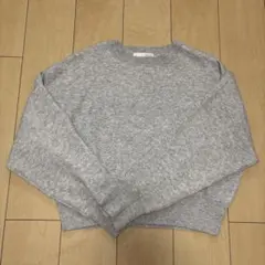 グレー 長袖 クルーネック スウェットのサムネイル