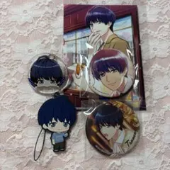 エースリー A3! 月岡紬 缶バッジ ポストカード 5点まとめ売り