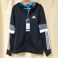 アディダスジャージキッズパーカーライトスウェットフルジップフーディー