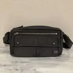 PORTER ショルダーバッグ ブラック　Wジップ　スモーキーのサムネイル