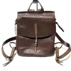 ★美品★genten ゲンテン★レザーバックパック★リュックサック★茶　ブラウンのサムネイル