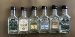 mead ミニチュアボトル　空き瓶6本セット　箱入り　ラベル付き　箱なし割引あり
