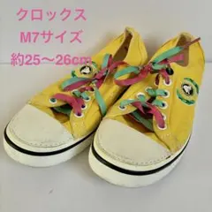 crocs クロックス キャンバス スニーカー イエロー M7 メンズのサムネイル