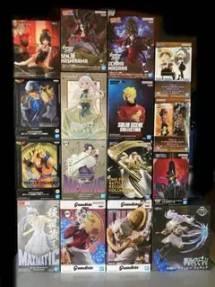 【匿名配送】プライズフィギュアまとめ売り16点‼️ 鬼滅　ワンピ　フリーレン DB